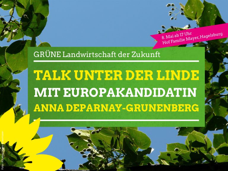 „Talk unter der Linde“ in Hohentengen am Mittwoch 08. Mai mit Europakandidatin Anna Deparnay-Grunenberg