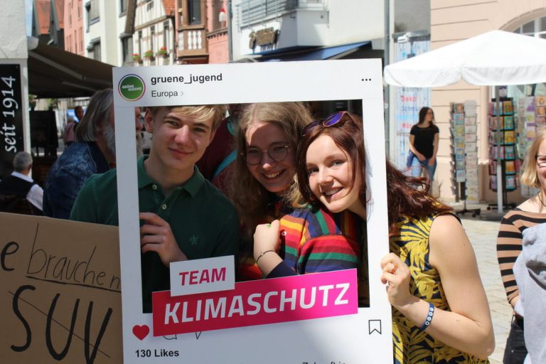 Auch Sigmaringen hat sich am globalen Klimastreik zur Europawahl beteiligt