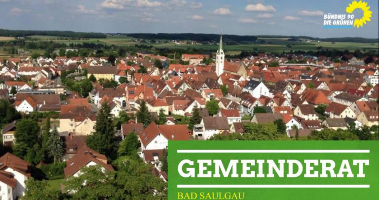 Fraktion Bündnis90 / Die Grünen Bad Saulgau lädt zum Gespräch ein