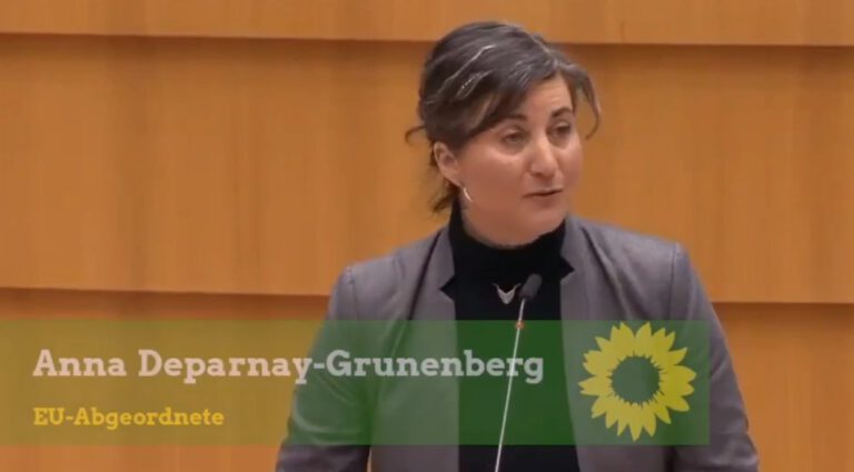 Rede von Anna Depardnay-Grunenberg vor dem europäischen Parlament