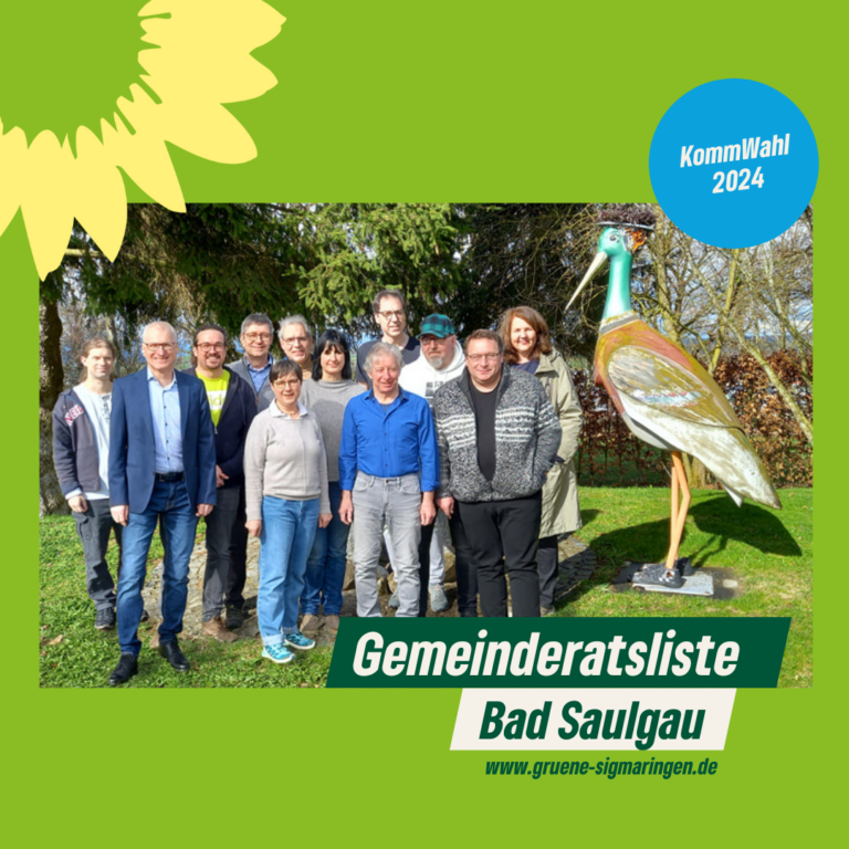 Unsere Gemeinderatsliste für Bad Saulgau
