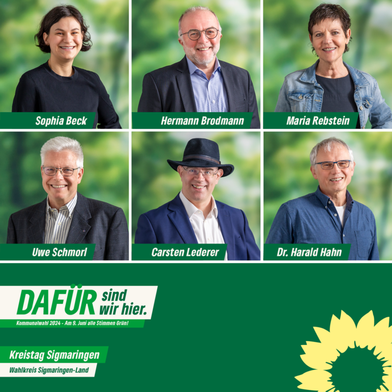 Unsere Kandidatinnen und Kandidaten für den Kreistag – Sigmaringen Land