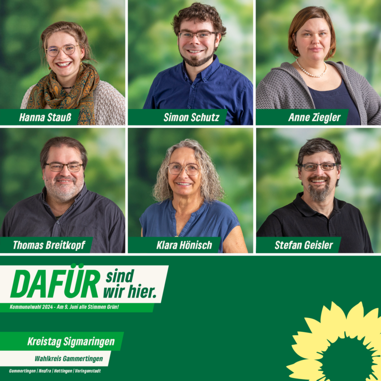 Unsere Kandidatinnen und Kandidaten für den Kreistag – Gammertingen