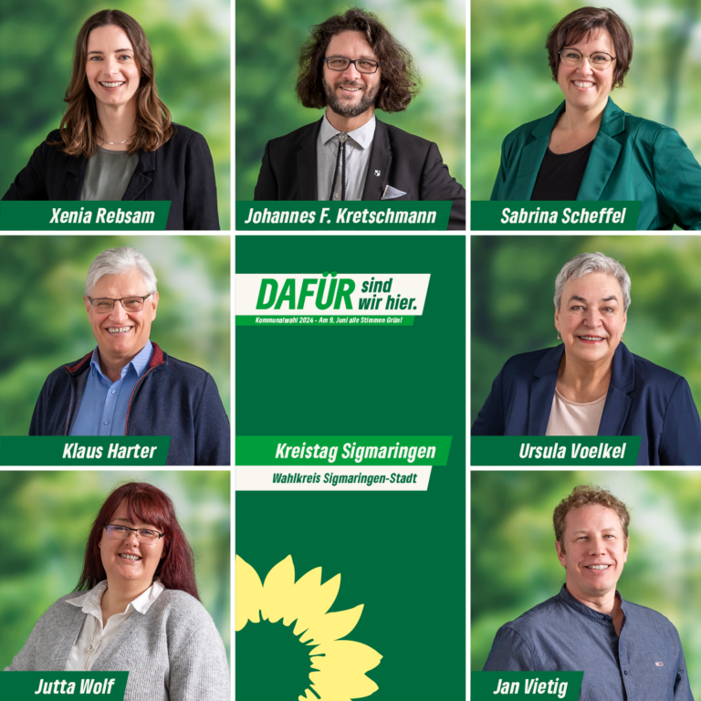 Unsere Kandidatinnen und Kandidaten für den Kreistag – Sigmaringen Stadt