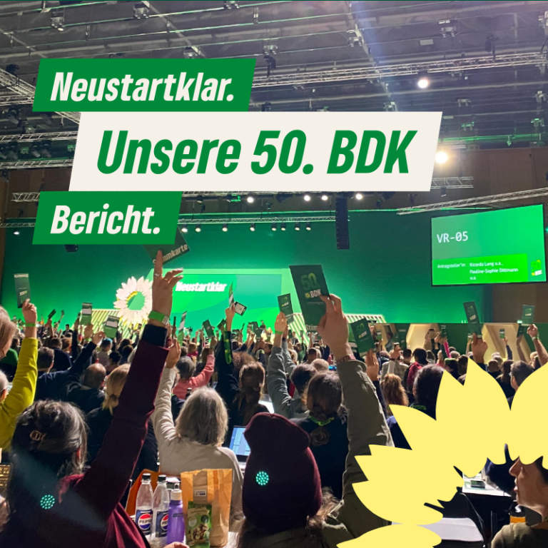 50. Bundesdelegiertenkonferenz – B90/Die Grünen