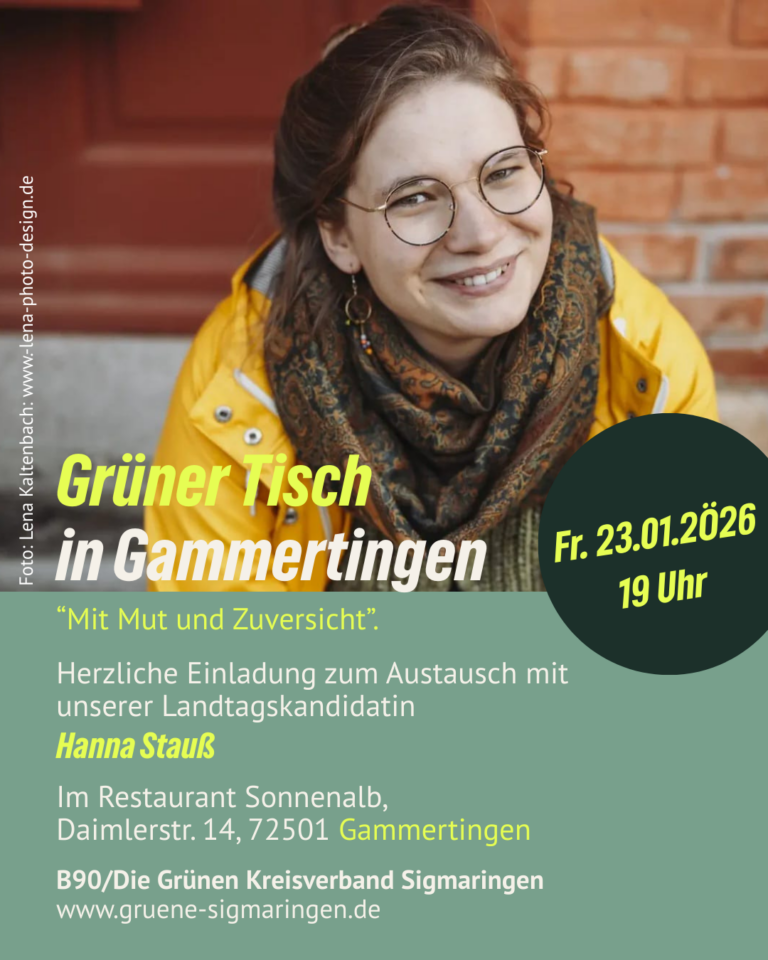 Grüner Tisch in Gammertingen