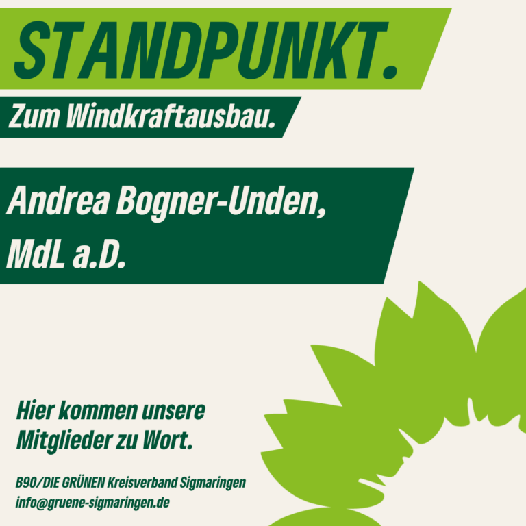 Standpunkt. Zum Windkraftausbau.